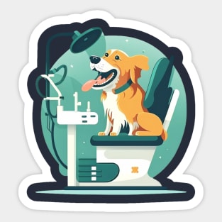 "Funny 'Trust Me I'm a Dogtor' Design" Sticker